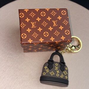 Elegant Monogram Key Holder with Gold Accents ID # 39
